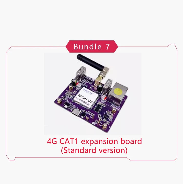 Raspberry Pi Zero W/ WH Expansion Board Ethernet USB Interface 4G Communication Module Metal Shell