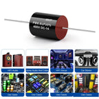 2Pcs MKP Series Audiophile Frequency-Divided Audio Capacitor Divider 400V 0.1uF-47uF Speaker Audio