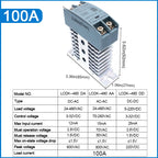 SSR Solid State Relay DIN Rail Relay With Heatsink 10A 25A 40A 60A 80A 100A 120A DC - AC DC - DC AC - AC Single Phase Control