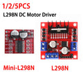 1-5pcs L298N Driver Board Module Stepper Motor Smart Car Robot Breadboard Peltier High Power L298 DC Motor Driver for Arduino