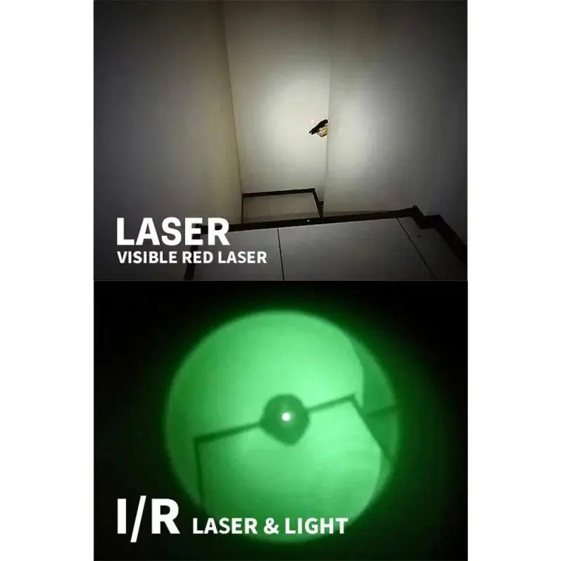 SOTAC‑GEAR DBAL‑A2, Green / Red Visible Laser + IR Aiming Pointer + White LED Flashlight | NO IR Flood Illuminator