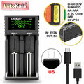 LiitoKala Lii-S2 Multi-Compatible Charger - Supports AA, AAA, 18650, 26650 Lithium Ion Batteries