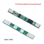 1S 3A 3,7V Li-Ion BMS PCM Protection Board for 18650 Polymer Cells Short-Circuit Protection for Rechargeable Lithium Battery