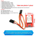 1PCS DHT11 DHT22 AM2320 Digital Temperature Humidity Sensor Module Board with DuPont Line For Arduino High Precision