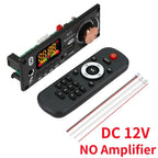 Bluetooth 5.1 MP3 Decoder Board 2*80W 160W Amplifier Audio Player 12V DIY MP3 Player Car FM Radio Module TF USB Mic Record Call