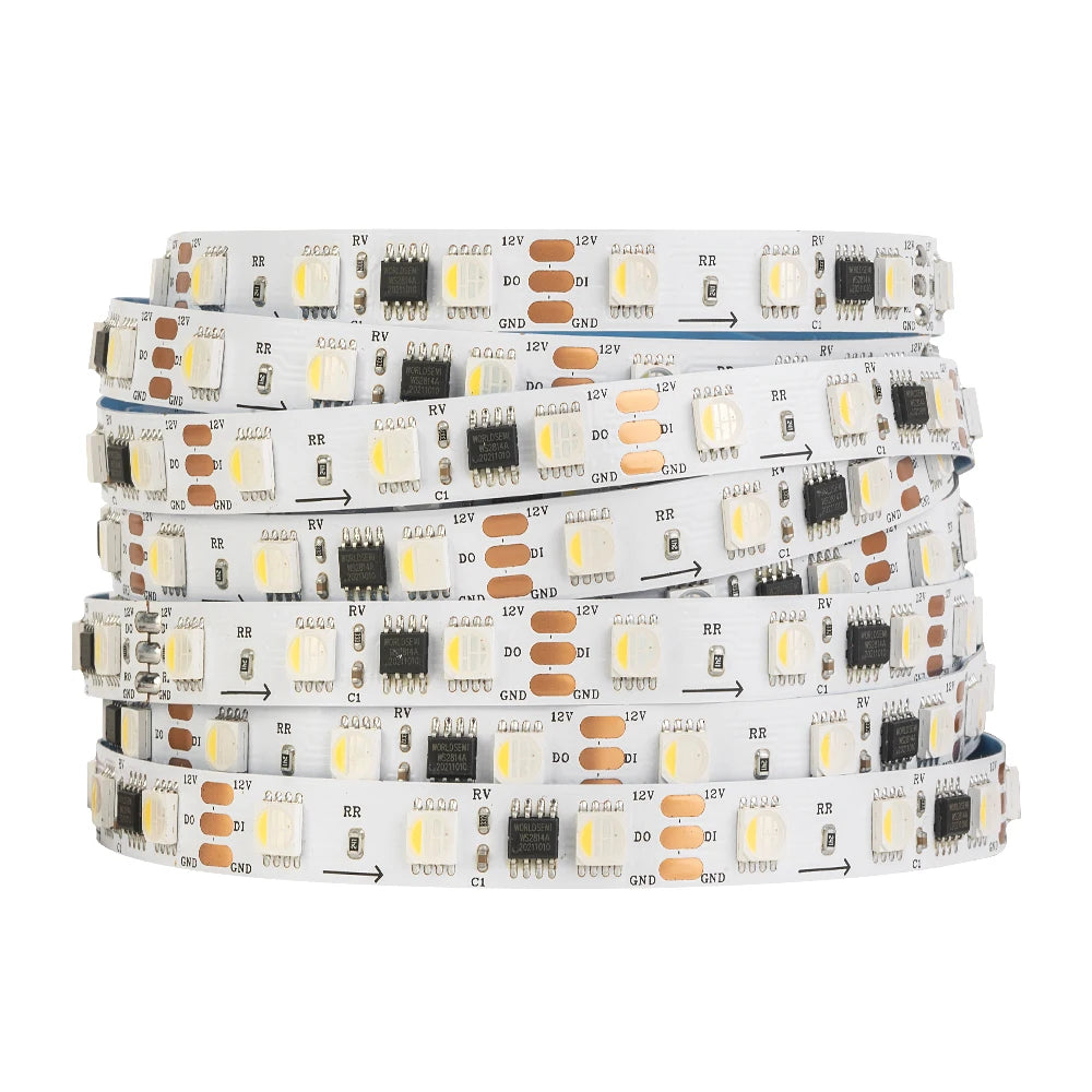 WS2814 DC12V 24V Led Strip Light 4 in 1 Similar SK6812 RGBW Pixels Addressable WS2811 RGBWW RGBCW 5050 3 Pin Lights IP30 65 67