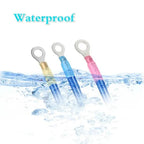 50x Heat Shrink Ring Round Insulated Terminals Wire Connectors Wiring Crimp Terminals RV1.25/2-5/6/8 Marine Seal Waterproof