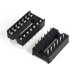 10PCS IC Seat DIP IC Socket Adaptor Solder DIY Sockets 6pin 8pin 14pin 16pin 18pin 20pin 24pin 28pin