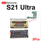 2Pcs 56 60 Pins LCD FPC Plug Connector Mainboard Flex Connector WIFI Signal Antenna For Samsung Galaxy S21Ultra S21U Repair