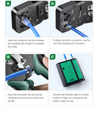 UGREEN RJ45 Crimper Tools Crimping Pliers for CAT5/6/7/8 8P/6P Ethernet Lan Cable Network Cutter Stripper Plier Multifuntion