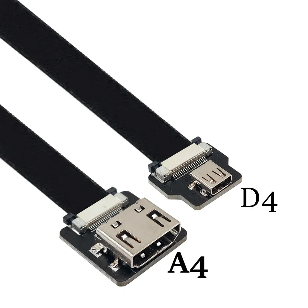Camera 0.05M-1M FPC flexible cable drone aerial photo transmission FPV Micro HDMI to HDMI HD cable