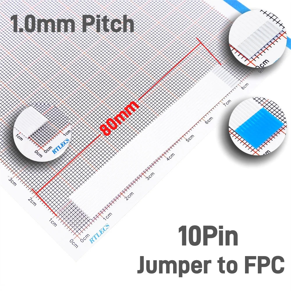 1.0 2.54 MM FPC FFC Flexstrip Cable Jumper 8 10 12 13 24 Pin JSN-2.54 Solder PCB Through Hole Nomex Insulator 24 AWG 3.0A