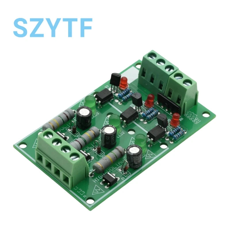 1/3/8-Way 220V AC Optocoupler Module - Isolated Voltage Detection, Compatible with PLC Systems