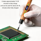 USB Constant Temperature Soldering Iron Welding Set 5V8W Adjustable Temperature Portable Digital Welding Pen Set 600hAn Battery