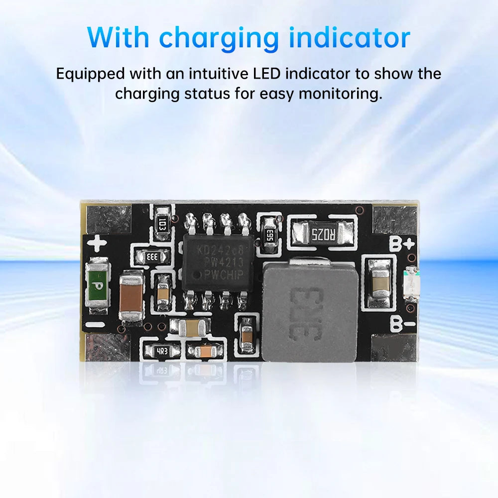 18650/21700 Lithium Battery Charging Module With LED Indicator Suitable For High Current 9V12V15V Charging Superior To TP4056