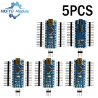 1-10pcs Nano 3.0 Compatible Controller – Arduino Bootloader, CH340 Chip, 16MHz ATMEGA328P/PB with Multi USB Interface