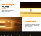 220V COB LED Strip Light High Bright Switch/Dimmable US 110v EU Plug Neon Tape Kitchen Cabinet  lighting Waterproof garden