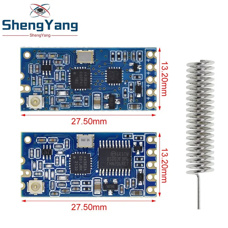 1/2/5pcs TZT 433Mhz HC-12 SI4463/4438 Wireless Serial Port Module 1000m Replace Bluetooth NEW