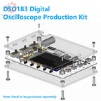 DSO183 Digital Oscilloscope Module DIY Loose Part Teaching Practical Training Electronic Production Kit DC 5V 0-500KHz Type C