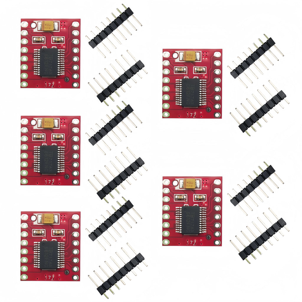5pcs DRV8833/TB6612FNG Dual Stepper Motor Driver Module H-bridge Board DC motor controller for Arduino, Raspberry Pi, ESP32