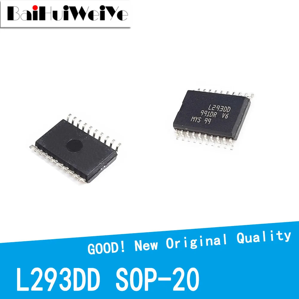 10PCS/LOT L293DD L293D L293 SOP-20 SMD Internal Switch IC Bridge Driver New Good Quality Chipset