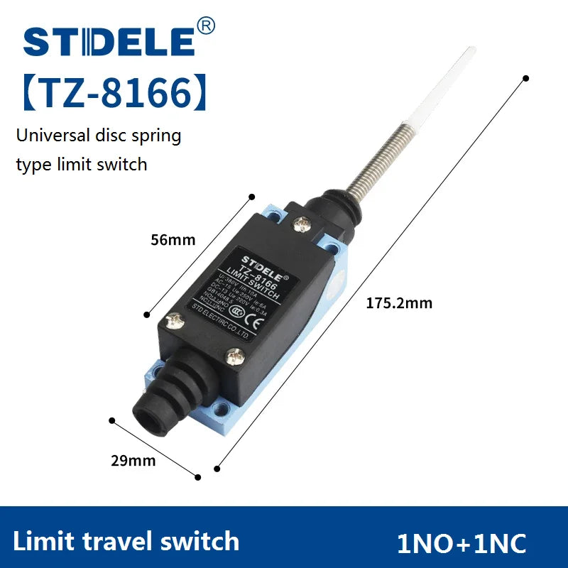 High-Quality Water and Oil Proofing Limit Switches TZ-8104, TZ-8108, TZ-8111, TZ-8122, Small Contact Type Limit Switches