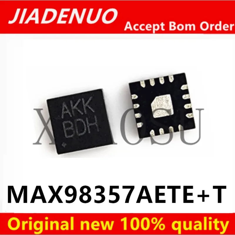 (2-5piece) 100% New MAX98357AETE  MAX98357AETE+T  MAX98357A AKK QFN-16 Chipset