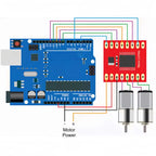 5pcs DRV8833/TB6612FNG Dual Stepper Motor Driver Module H-bridge Board DC motor controller for Arduino, Raspberry Pi, ESP32