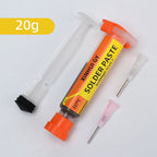 227℃ High Temperature Lead-Free Solder Paste Syringe Type For SMT IC BGA QFN Chip Repair Rework Soldering