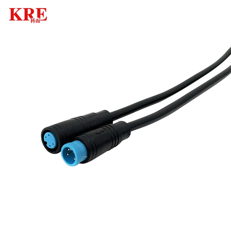 5/10 Set M6/M8 Julet Electric Butt Plug Connectors - 2/3/4/5/6 Pin, for Scooter Brake Cable & Signal Sensor (20CM)