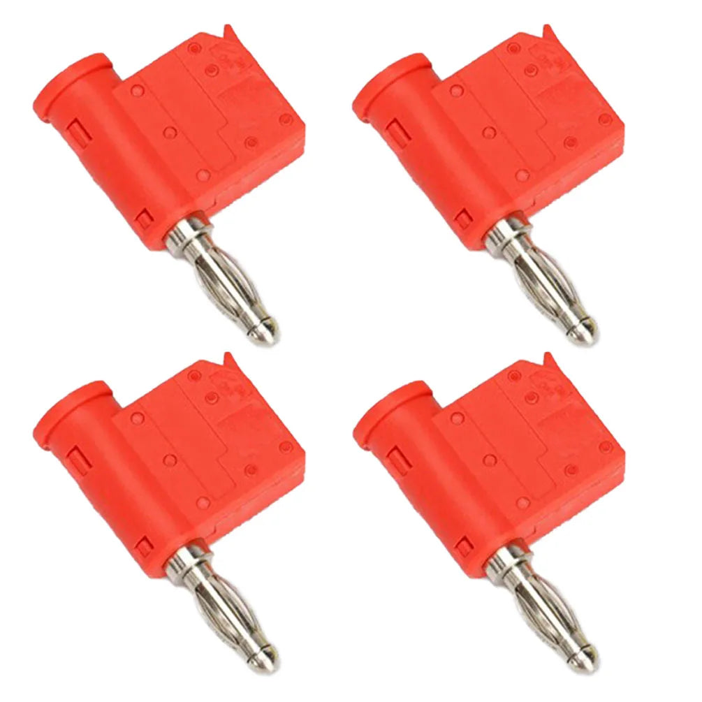 4PCS Stackable Banana Plug No Soldering Lamp Pitcher Flower Stacking Plug 16.8mm Testing Instrument Power Connection Connector