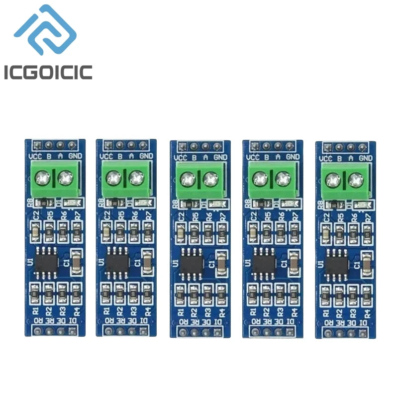 MAX485 Module RS-485 TTL Turn To RS485 MAX485CSA Converter Module For Arduino Microcontroller MCU Development Accessories