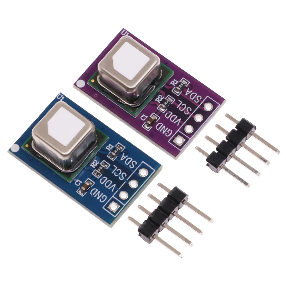 /SCD40 SCD41 Gas Sensor Module Detects CO2 CO2 Temperature and Humidity Two In One I2C Communication Purple with Pin Array
