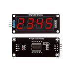 LED Display 0.56 inch 4-Digit 7 Segments Digital Tube Clock Module  TM1637 Double Dots LED Display Screen Board for Arduino