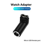 Type C/Micro/ios USB Charger Adapter For Garmin Fenix 7/6/5 Instinct 2S Venu 2 Plus EPIX forerunner 745 Watch Charging Converter