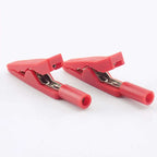 10A 20A 30A 50A Alligator Clip Crocodile Adapter 2mm 4mm Banana Plug Probe Clip for Multimeter Pen Test lead Cable Insulated E2