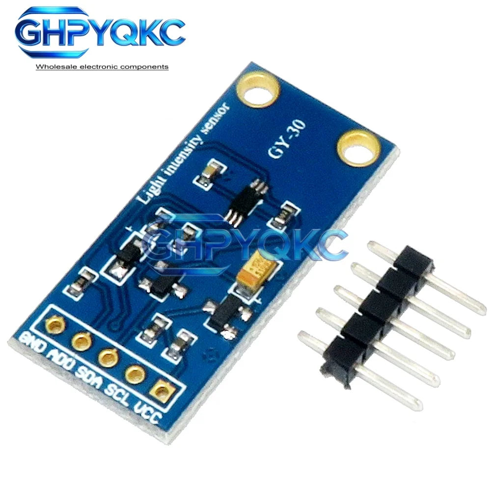 GHPYQKC  GY-30 GY-302 BH1750FVI  BH1750 The digital optical intensity illumination sensor BH1750FVI of module for arduino 3V-5V
