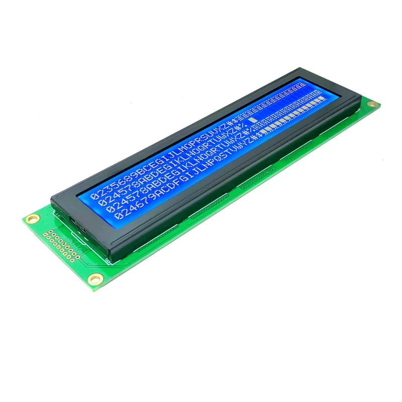 Cob Large 40x4 Character 18 Pin 8 Bit Parallel 5.0v Yellow Green Display Module 4004 16x2 Panel LCD Screen
