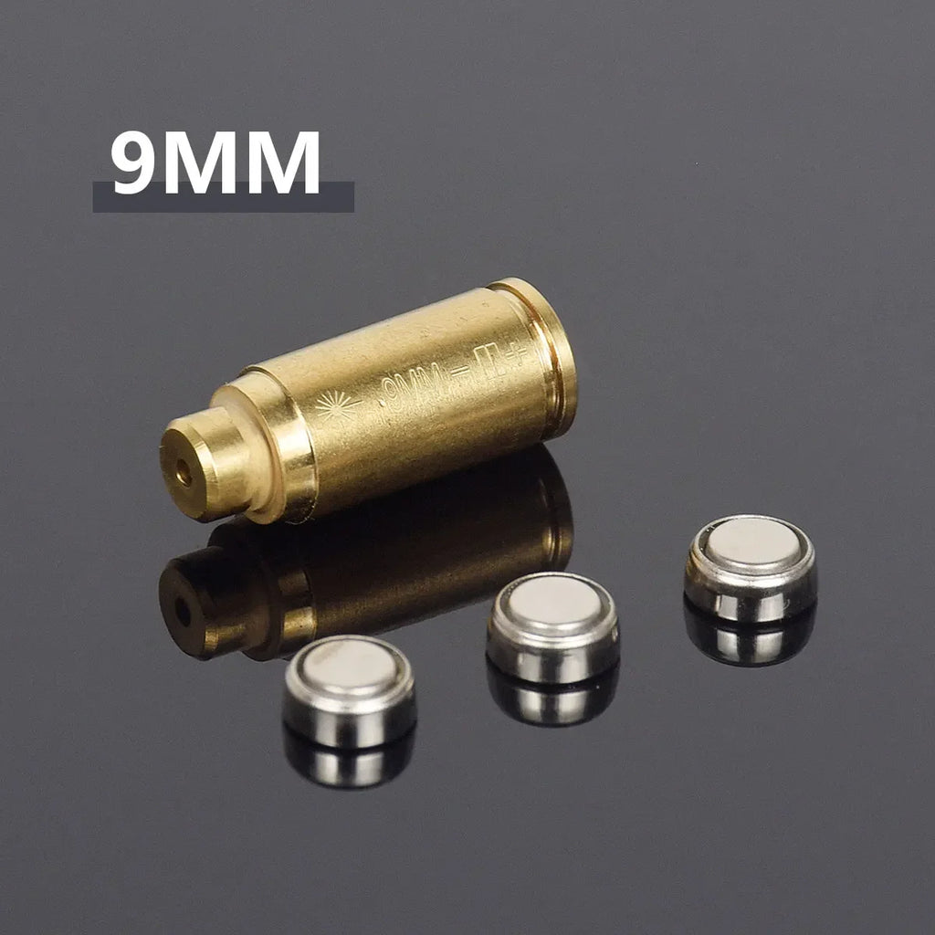 12GA 20GA .308 .223 5.45x39 7.62x39 9x19mm.338 Gauge Red Laser Bore Sighter Training Bullet Boresighter CAL Cartridge Caliber