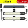 316/158 LED Solar Light Bar Outdoor 7 Mode Motion Sensor Separate 1/2Head Lamp with 3 Meter Wire Street Wall Lights Garage Yard