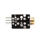 5PCS KY-008 650nm 6mm 5V 5mW Laser Sensor Module 3 Pin Red Dot Diode Copper Head for Arduino DIY Kit