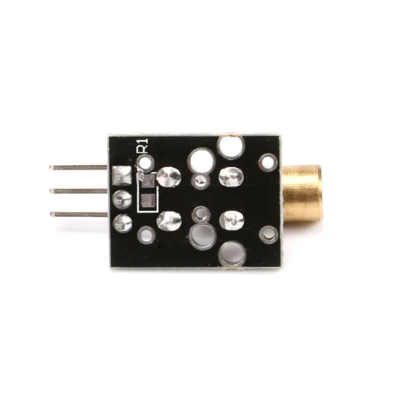 5PCS KY-008 650nm 6mm 5V 5mW Laser Sensor Module 3 Pin Red Dot Diode Copper Head for Arduino DIY Kit