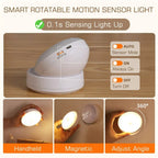 Night Light USB Motion Sensor Charging Round Energy-saving LED Lamp Bedroom Light Corridor Home Bathroom Wall Lights Night Light