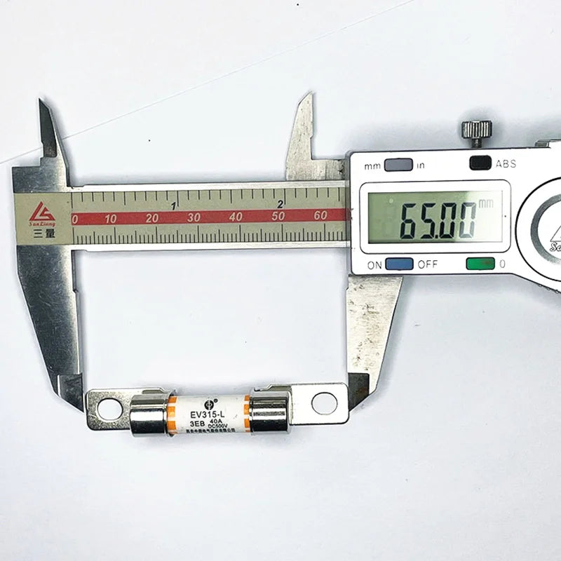 New energy automobile fuse EV315-L-3E 10A 15A 20A 30A 40A 50A DC 500V High temperature resistant Automotive Fuse Tube