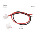 10 Sets Mini Micro 2 Pin 3pin 4pin JST XH Connector Plug 2.54mm With 24AWG Wires Cables 150mm Length Pin Connectors Terminals