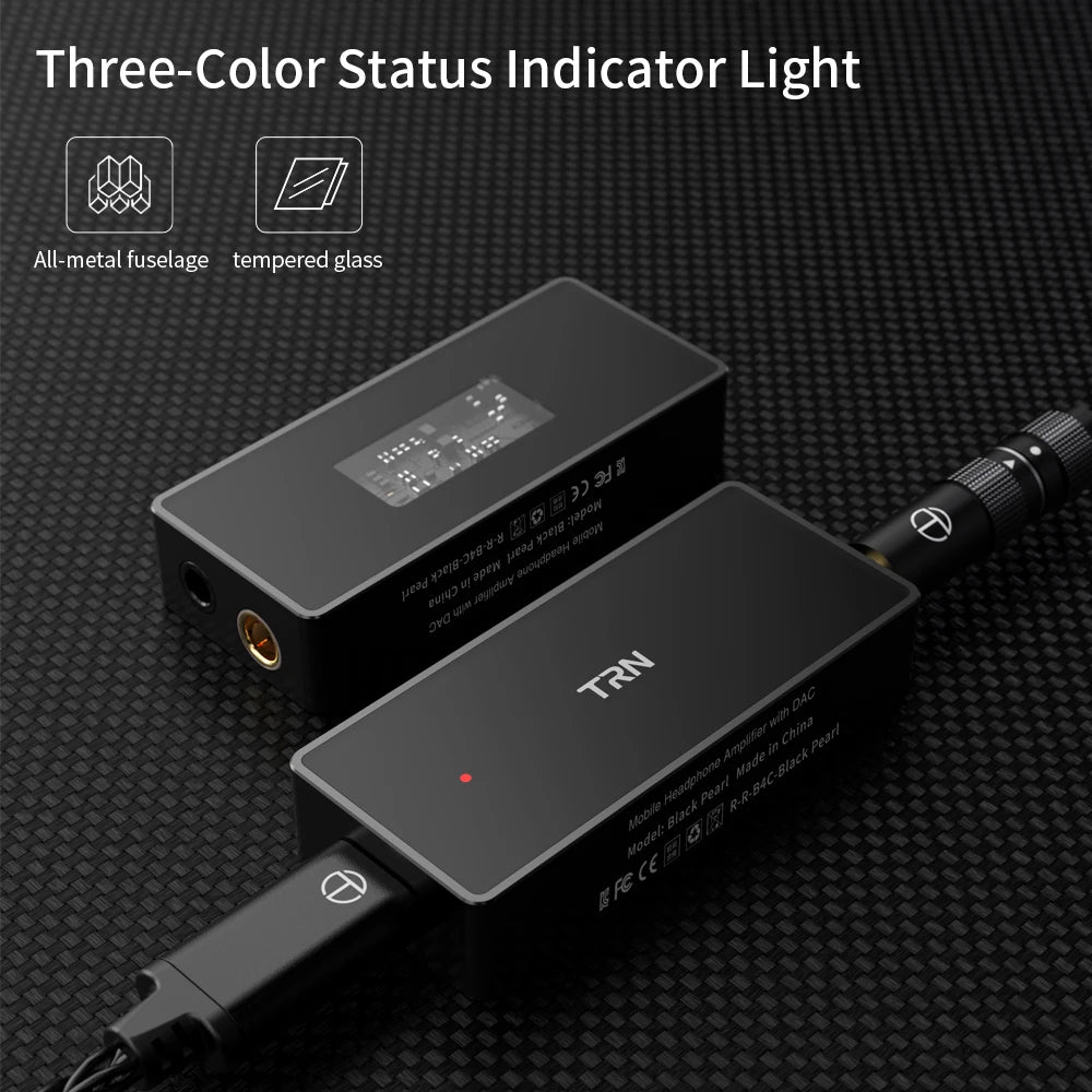 TRN Black Pearl HiFi High-performance DAC Decoding Dual Chip Digital Audio Decoder