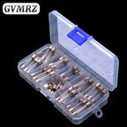 72pcs 6*30MM 0.5A-30A Glass Fuse Tubes 250V Box 0.5A 1A 2A 3A 5A 10A 15A 20A 30A 6x30MM