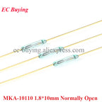 20Pcs/5pcs Reed Switch Magnetic Induction Switch Normally Open Normally Closed NO NC Conversion Sensor Induction 4*28MM 1.8*10