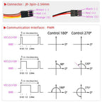 Dsservo 35kg DS3235 Pro Digital Servo Steel Gear Coreless Motor Waterproof 180/270 Degree for 1:8 1:10 1:12 RC Car Robot Crawler