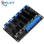 1-10Pcs 1 2 4 8 Channel 5V DC Relay Module Solid State High Level SSR AVR DSP G3MB-202P Relay for arduino